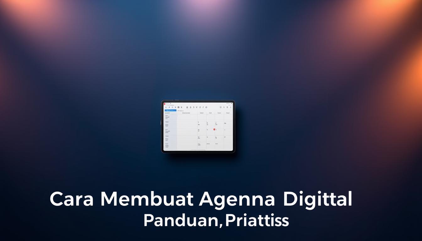 cara membuat agenda digital