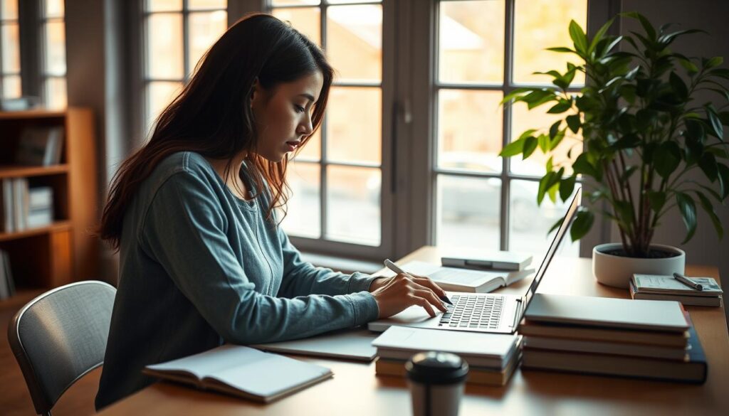 strategi belajar online yang efisien