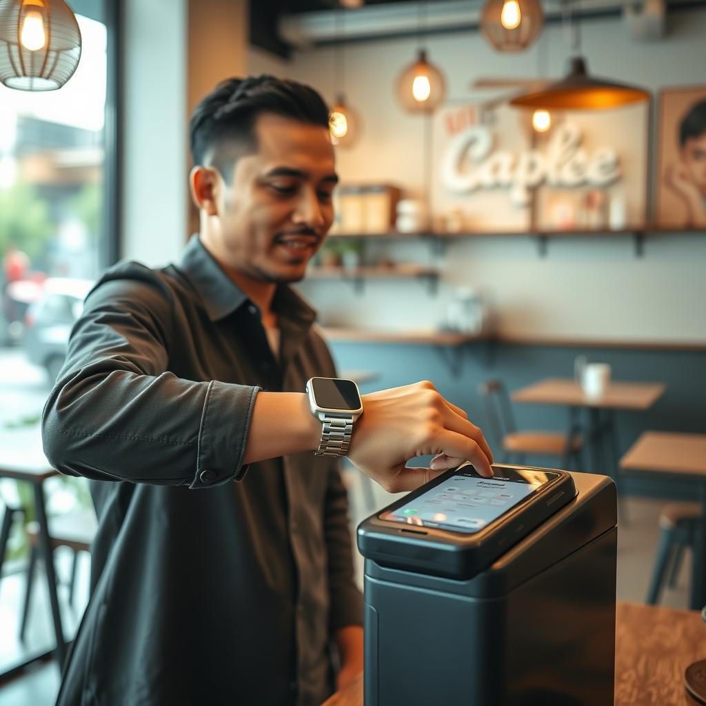 Penggunaan wearable device dengan NFC untuk pembayaran di Indonesia